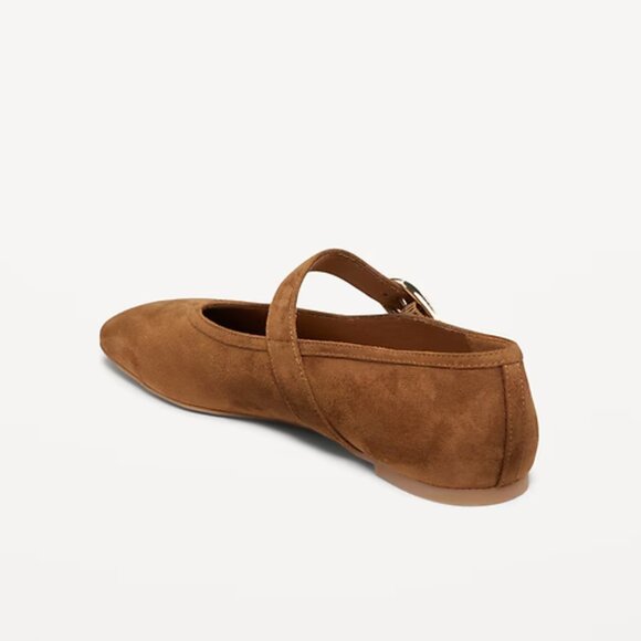 Old Navy Chestnut Mary Jane Ballet Flats/NWT/10 - Picture 4 of 15